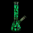 11  Glass Bong Smoking Hookah Water Pipe Heavy Tobacco Beaker With 14mm Bowl