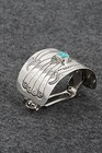 Turquoise   Sterling Silver Hair Barrette - Jolene Begay