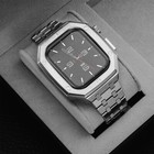 46mm Stainless Steel Strap Case For Apple Watch Series 11 10 987654 Band Mod Kit