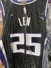 Alex Len Sacramento Kings Game Worn Nike Basketball Jersey Maryland Icon Edition