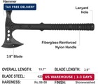 Hitdudu Camping Axe  Survival Chopping Hatchet With Sheath  Tactical Tomahawk Wi