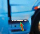 Mercedes    Actros  Mp4 mp5    Pipe Under Door Chrome  Stainless Stel   2 Pcs 