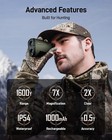 Redtiger Range Finder For Hunting 1600 Yards Laser Rangefinder 7x Magnification