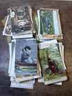 2 Pounds Lot Vintage Post Cards Used Unused Mixed Themes Holidays