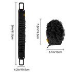 Exfoliating Back Scrubber For Shower  Double-sided Body Scrub Washcloth W handle