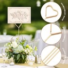 40 Pcs Floral Card Holder Picks - Flower Card Holder Sticks For Bouquets 9752