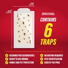 Catchmaster Roach Trap Glue Boards 6-pk  Adhesive Bug 6-pack Printed  Red