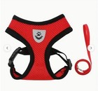 Dog Cat Pet Harness Adjustable Control Vest Reflective  M l Includes Leash  g 