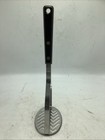 Vintage Ekco Forge Oval Potato Heavy Duty Stainless Masher Black Handle Usa Made