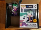 Funko Pop The Joker 8-bit Dc Super Heroes Gamestop Chase Bundle   no Socks 