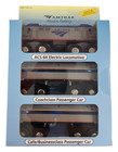 Wooden Amtrak Train Northeast Regional 3 Car Set Compatible With Other Railroads