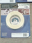Lot Of 5 Cedan Edgebanding Pan L Trim Iron On Melamine White 417  13 16  X 25 