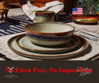  hot Sale  Yellowstone 12-piece Ceramic Dinnerware Set  Kayce Collection  New