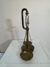 Vintage Brass Balance Scale Of Justice Handmade Lawyer Libra Apothecary 7 5 Inch