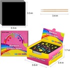Stocking Stuffers For Kids  Rainbow Scratch Paper Art Crafts 