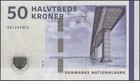 Denmark P70b B940a 50 Krone 2024 Unc New Security Features   Ebs
