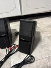 Bose Mediamate Computer Speakers Black W  Power Cables Manual Tested Very Good 