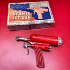 1949 English Crescent Toys Atomic Jet Gun In Original Box