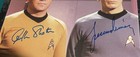 Signed William Shatner   Leonard Nimoy Star Trek Photo Plaque   40 Of 300