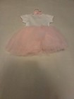 Size 6-9 Month 16 1 2  Length Mud Pie Baby Girl Bear Applique Tutu Dress 