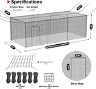 Baseball Batting Cage Netting     35 l 55 l 70 l 1 75  Mesh Batting Cage Only Net