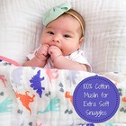  Muslin Baby Quilt 100  Cotton  6 Layers Soft Baby Blankets For Girls  Large 