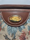 Vintage 80s Gloria Vanderbilt Floral Tapestry Case Cosmetic Bag Luggage Carry On