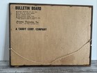 Vintage 24x18 Burlap Bulletin Board  write It Down   Tandy Corporation Usa