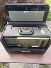 Vintage Zenith Trans-oceanic Tube Radio G500 Black Portable Shortwave Tested