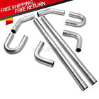 2 5    Custom Exhaust Pipe Kit Tubing Mandrel Bend Straight U-bend 90   Piping Kit