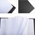 Business Name Card Organizer Book Booklet Wallet Holder Pu Leather 300 Cards Us
