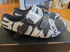 New Bont Riot Buckle Carbon Road Cycling Shoes Black white 3-bolt Euro Size 40