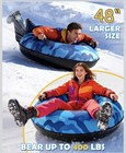 48  Snow Tube W  Premium Oxford Cover Heavy Duty Snow Sled For Adult Under 400lb