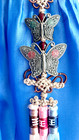 Rare Vintage Dual Butterfly Norigae-korean Traditional Hanbok Accessory Tassel