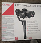 Zhiyun Crane V2 Three-axis Handheld Gimbal Stabilizer  Works Great Barely Used