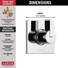 Delta Vero 3-setting 2 Port Diverter Trim Chrome-certified Refurbished