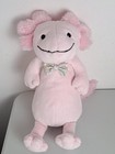 Fao Schwarz 15  Soft Axoloti Pink Plush With Sparkly Bow Tie- Rare