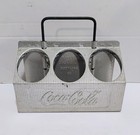Vintage Coca Cola 6 Pack Bottle Carrier Aluminum