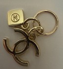 Rare  1  Chanel Beauty 2023 Vip Gift  double C  Logo Gold Novelty Charm Pendant