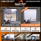 3 Piece Genuine Smart Tint   Switchable Glass Smart Film   Usa Manufactured  