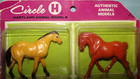 Vintage Hartland Circle H  tiny Mites  4 Horses New In Package 1970 s