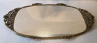 Vintage Matson  846 Roses Ormolu Vanity Mirror Perfume Tray Hollywood Regency 