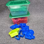 Kinetic Sand Sensory Play Set Red Teal Blue Animal Molds Os Multi Good Kids Toy