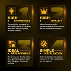 4x Front Rear Amber Turn Signal Indicator Lights For Bmw G650 F650gs 2008-2012