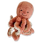 Jellycat Odell Octopus Lovey Plush Stuffed Animal 5  Toy Dusty Pink