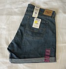 Signature By Levi Strauss   Co  Womens Mid-rise Shorts 5    Super Stretch 16 w33