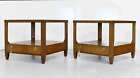 Mid Century Transitional Side Tables By Baker - A Pair