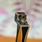 Colibri Caprice Collection Octagon Stick Lighter Black   Gold- Rare  Works 