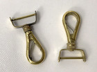 Brass Sword Hanger Clips - 2 Pieces