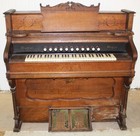 Antique Victorian Windsor Pump Organ C  1900 Plays Great - Keys   Pulls All Good
